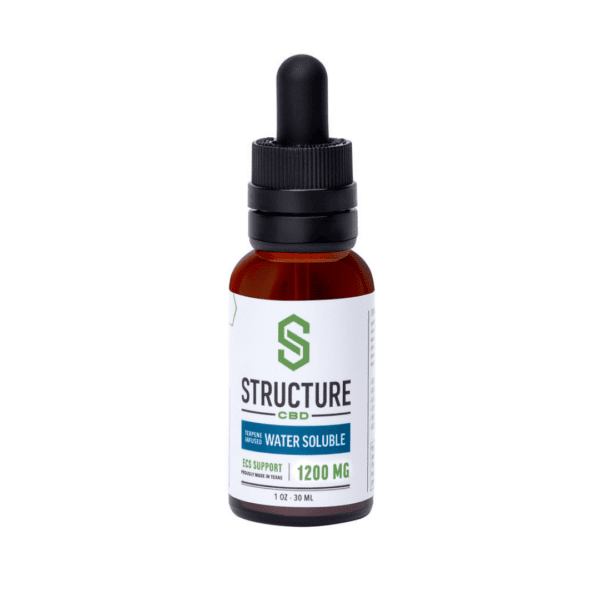 Structure CBD water soluble oil bottle